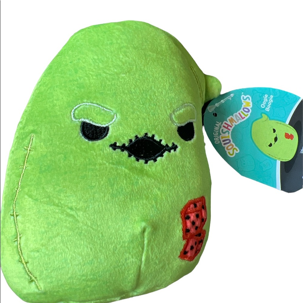 Squishmallow Oogie Boogie Green from Tim Burton’s Nightmare Before Christmas NWT